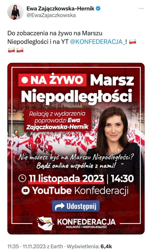 Dziennikarska polityk Zajączkowska Ewa