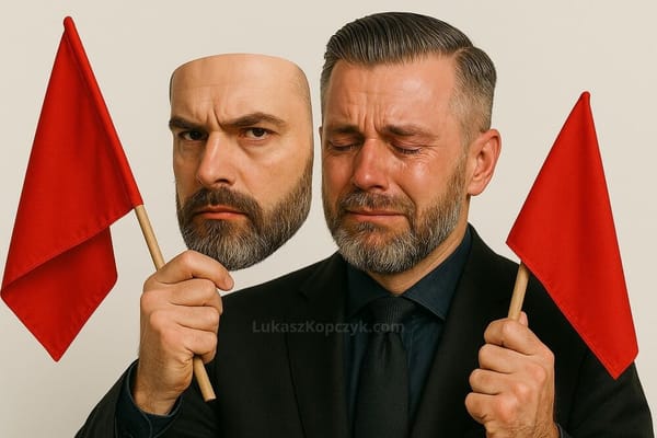 Poznaj 50 czerwonych flag u mężczyzn