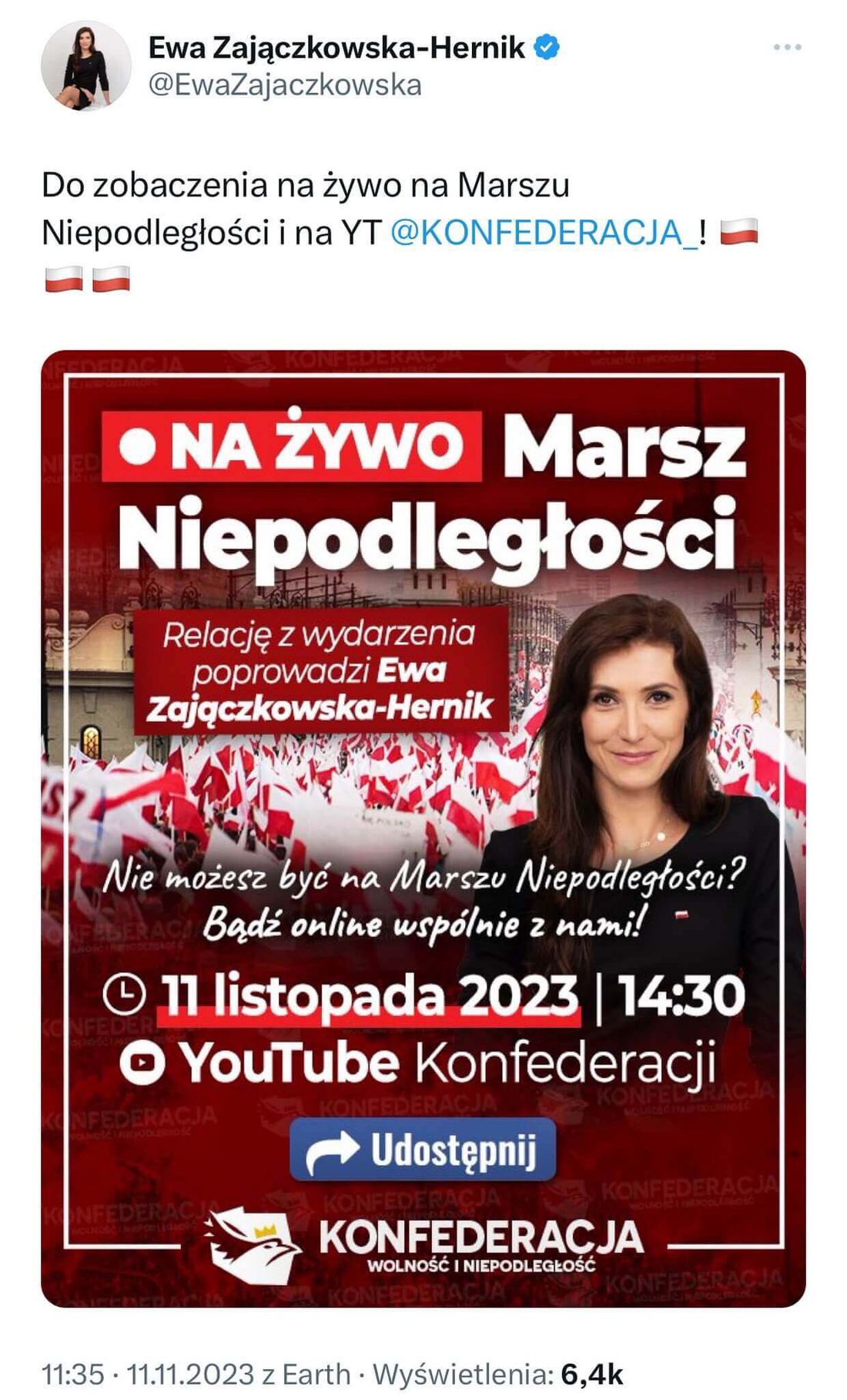 Dziennikarska polityk Zajączkowska Ewa