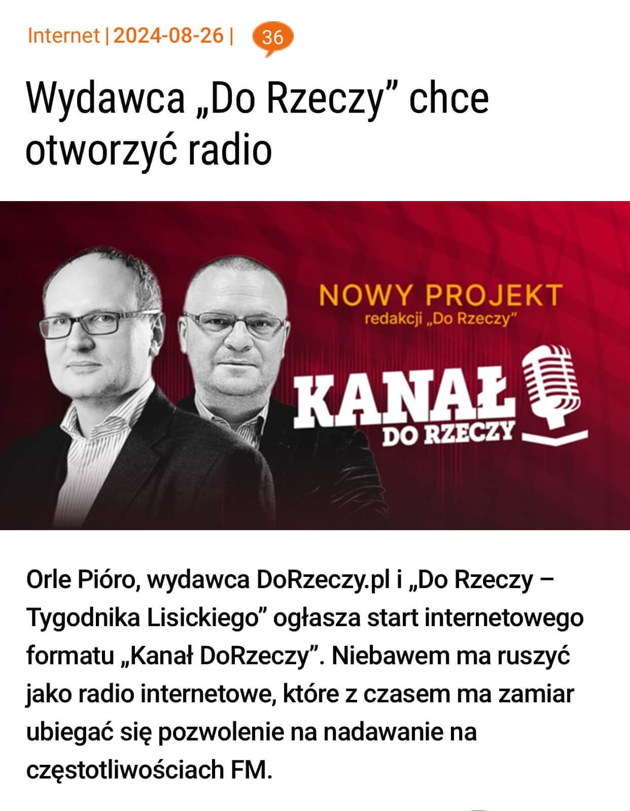 Nowe Radio Rzeczy!