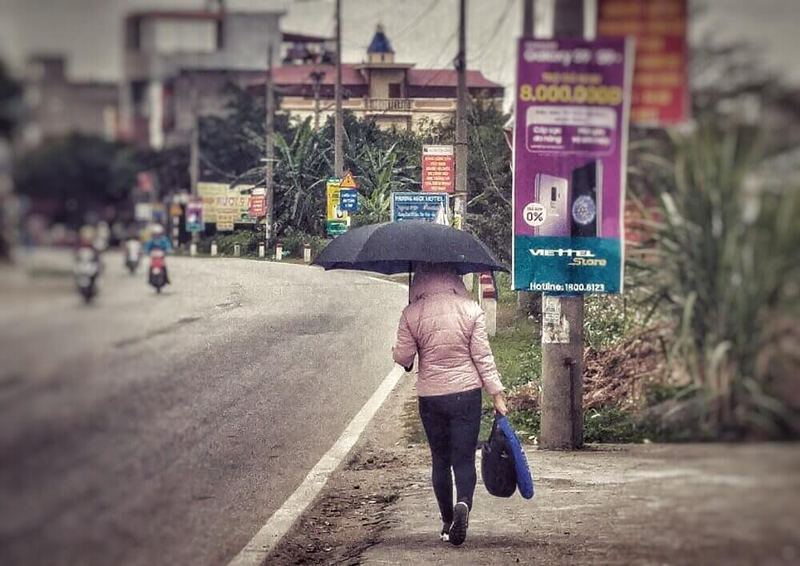 Wietnamska moda zimowa w upalne lato